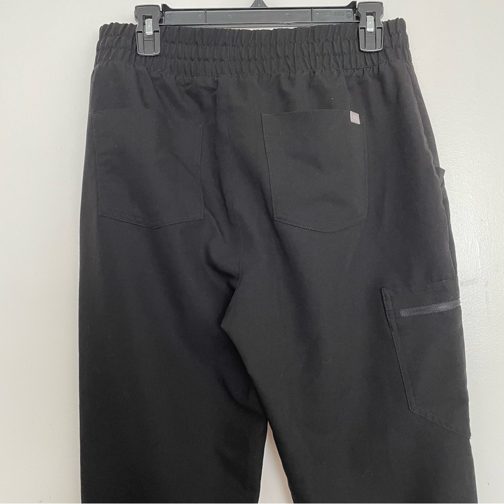 Women’s FIGS High Waisted Zamora Jogger Scrub Pants Black 1926 Size MP - Picture 5 of 7